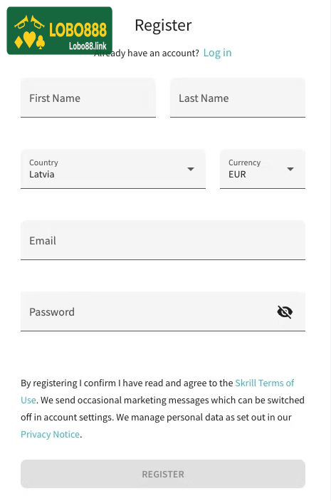 Lobo888 Registro